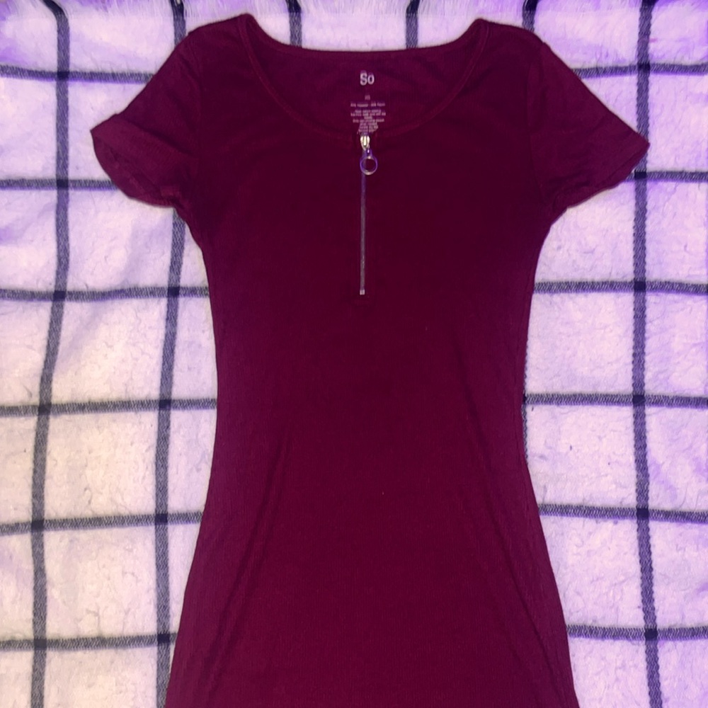 Maroon Dress